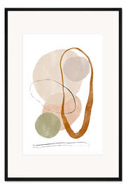 Gerahmter Kunstdruck Spielformen V