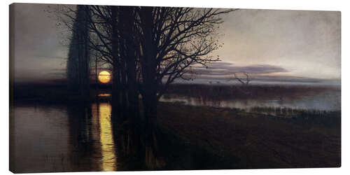 Canvas print Moonrise, Stanisław Masłowski, 1884