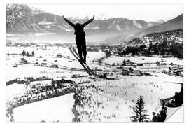 Wall sticker Ski Jumper,1937