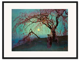 Gerahmter Kunstdruck Kumoi Zakura, Kumoi-Kirschbäume