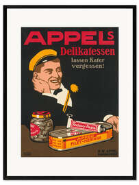 Impression artistique encadrée Appels Delikatessen, Filet Hering