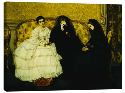 Stampa su tela The Consolation, 1857