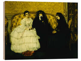 Holzbild Die Tröstung, 1857 - Alfred Stevens