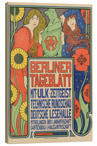 Canvas print Berliner Tageblatt