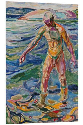 Foam board print Bathing Man, 1918