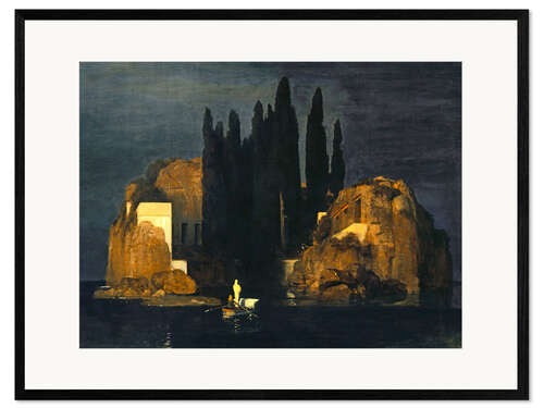 Framed art print The Isle of the Dead, 1880