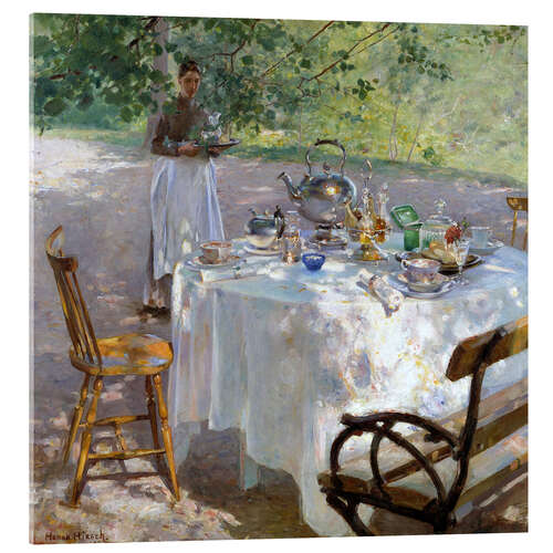 Tableau en verre acrylique Breakfast Time, Hanna Pauli, 1870