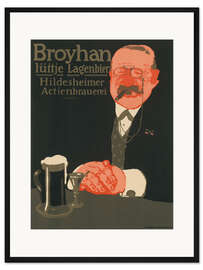 Gerahmter Kunstdruck Broyhan Lüttje Lagenbier