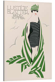 Magnettafel Lustige Blätter Bade-Nummer