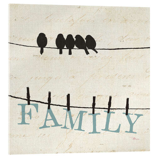 Acrylglas print Bird Talk - Family