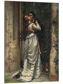 Quadro em alumínio Ill Bacio - The Kiss, Silvio Allason