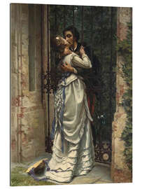 Cuadro de plexi-alu Ill Bacio - The Kiss, Silvio Allason