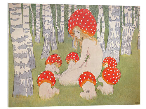 Gallery print Mother Mushroom With Her Children, Edward Okun