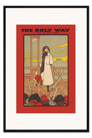 Gerahmter Kunstdruck The Only Way - A Tale of Two Cities