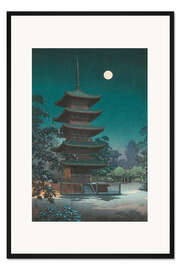 Gerahmter Kunstdruck Asakusa Kinryūzan-Tempel