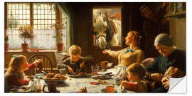 Wandsticker Einer aus der Familie, Frederick George Cotman, 1880