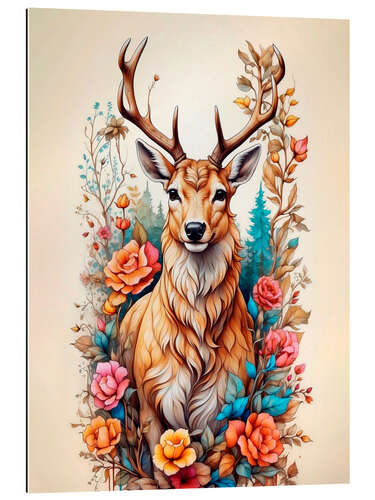 Gallery print Floral Deer