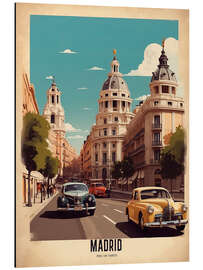 Magnettafel Madrid Reiseplakat