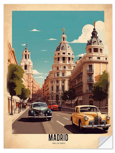 Sisustustarra Madrid Travel Art