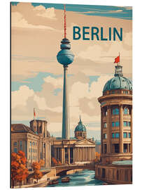 Magnettafel Berlin Reiseplakat