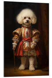 Galleritryk Medieval Portrait of a Poodle Knight