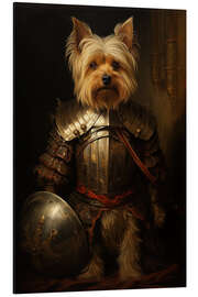 Tableau en aluminium Terrier Knight