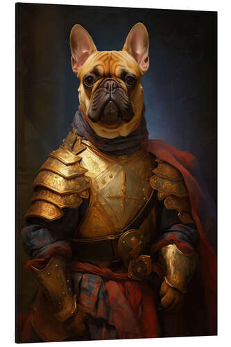 Cuadro de aluminio French Bulldog Knight