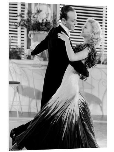 Tableau en PVC Fred Astaire and Ginger Rogers in "The Gay Divorcee", 1934