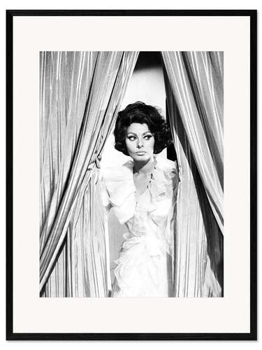 Kehystetty taidepainatus Sophia Loren in "Arabesque", 1966