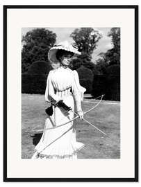 Gerahmter Kunstdruck Valerie Hobson in "Adel Verpflichtet", 1949