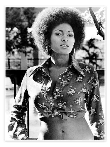 Poster Pam Grier in "Coffy", 1973