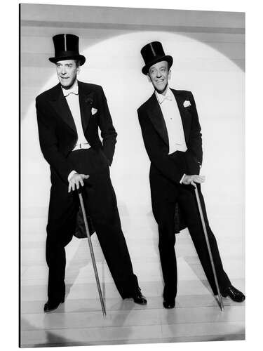 Alubild Jack Buchanan, Fred Astaire in "Vorhang auf", 1953