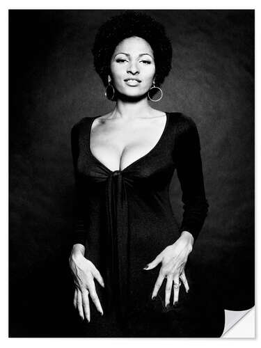 Vinilo para la pared Pam Grier in "Scream Blacula Scream", 1973