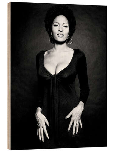 Hout print Pam Grier in "Scream Blacula Scream", 1973