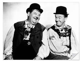 Naklejka na ścianę Laurel &amp; Hardy in "Swiss Miss", 1938