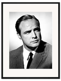 Gerahmter Kunstdruck Marlon Brando in "Zwei erfolgreiche Verführer", 1964