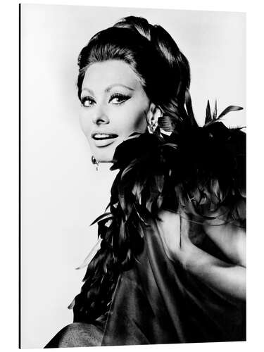 Aluminium print Sophia Loren in "Arabesque"