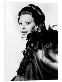 Tableau en PVC Sophia Loren in "Arabesque"