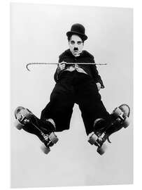 Foam board print Charlie Chaplin in "The Rink", 1916