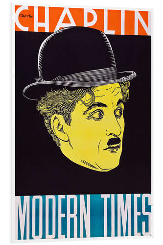 Hartschaumbild Modern Times - Charlie Chaplin, 1936