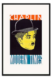 Gerahmter Kunstdruck Modern Times - Charlie Chaplin, 1936
