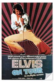 Wall sticker Elvis on Tour - Elvis Presley, 1972