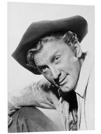 Foam board print Kirk Douglas in "The Big Sky", 1952