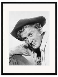 Gerahmter Kunstdruck Kirk Douglas in "Der Weite Himmel", 1952