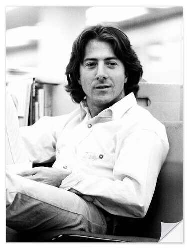 Muursticker Dustin Hoffman in "All the President's Men", 1976