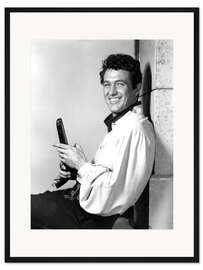 Gerahmter Kunstdruck Rock Hudson in "Wenn die Ketten Brechen", 1955