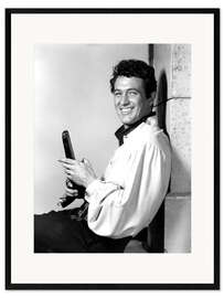 Framed art print Rock Hudson in "Captain Lightfoot", 1955