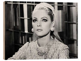 Wood print Virna Lisi - Anyone Can Play, 1968