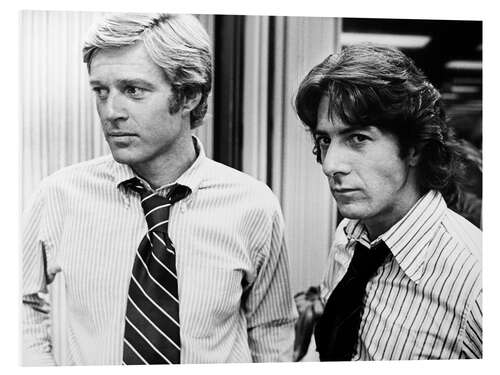 Bilde på skumplate Robert Redford, Dustin Hoffman in "All the President's Men", 1976