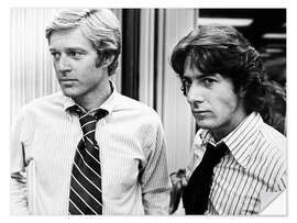 Wall sticker Robert Redford, Dustin Hoffman in "All the President's Men", 1976